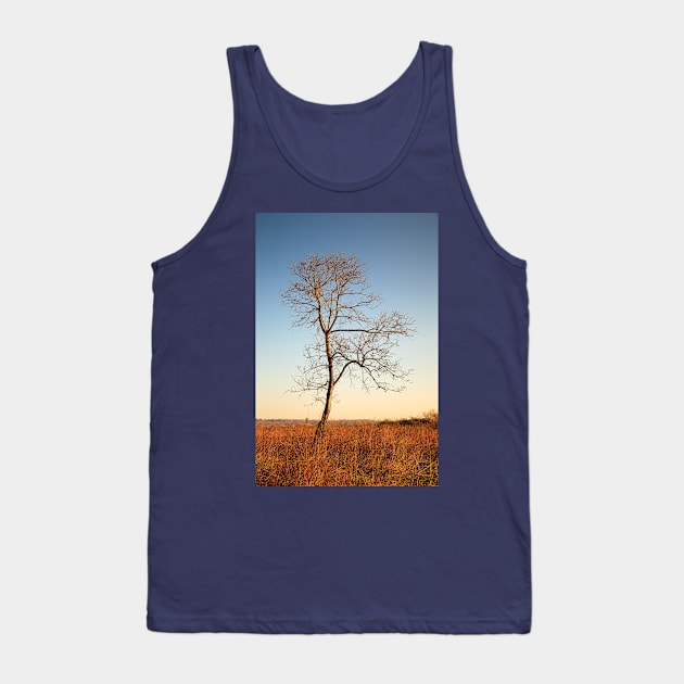 Lone Tree Silhouette Tank Top by mcdonojj